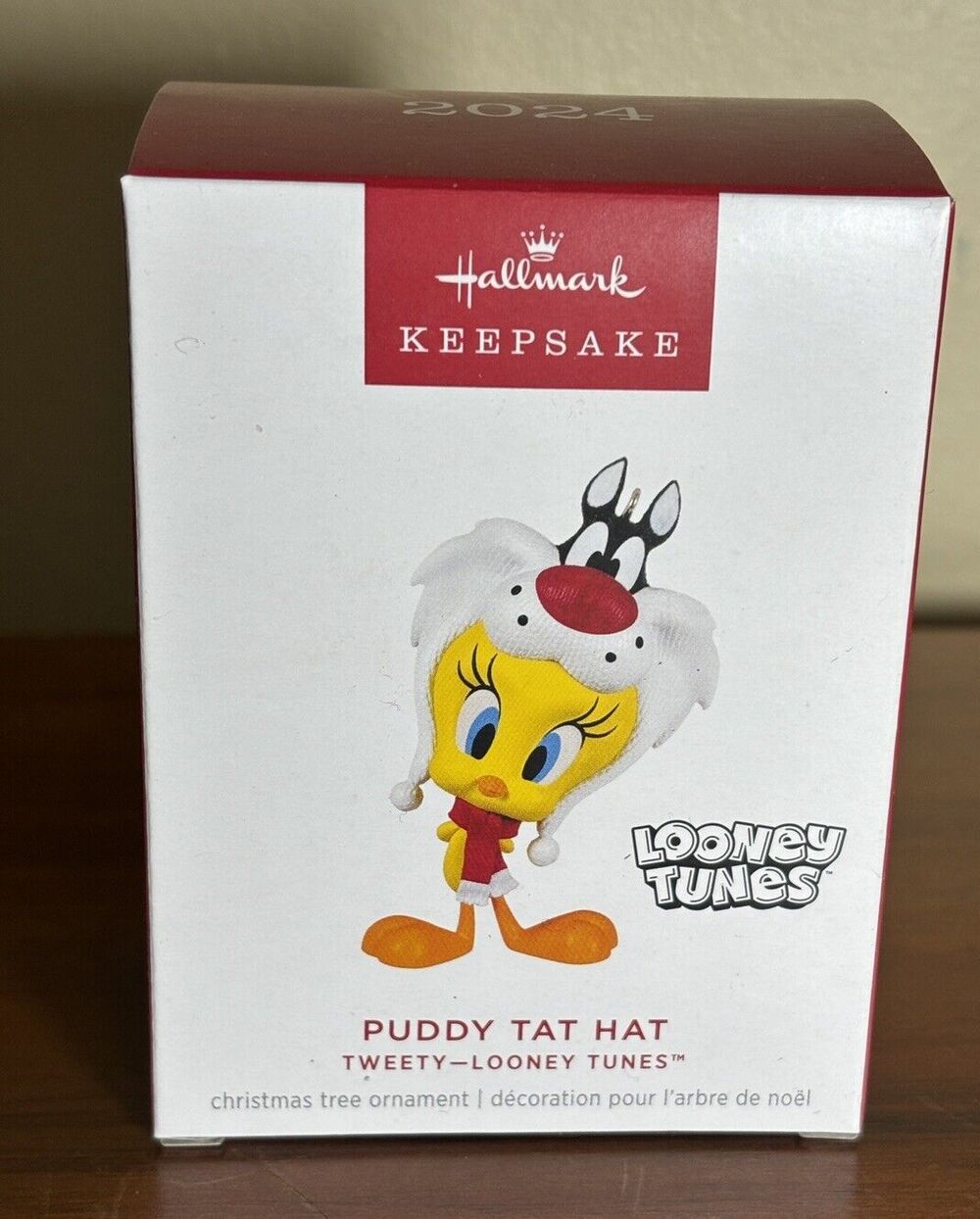 2024 "Puddy Tat Hat" Tweety- Looney Tunes Hallmark Ornament Brand New